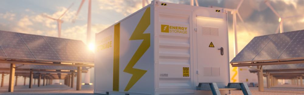 Almacenamiento de energía moderno