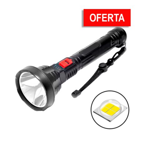 Linterna LED grande y luz fuerte